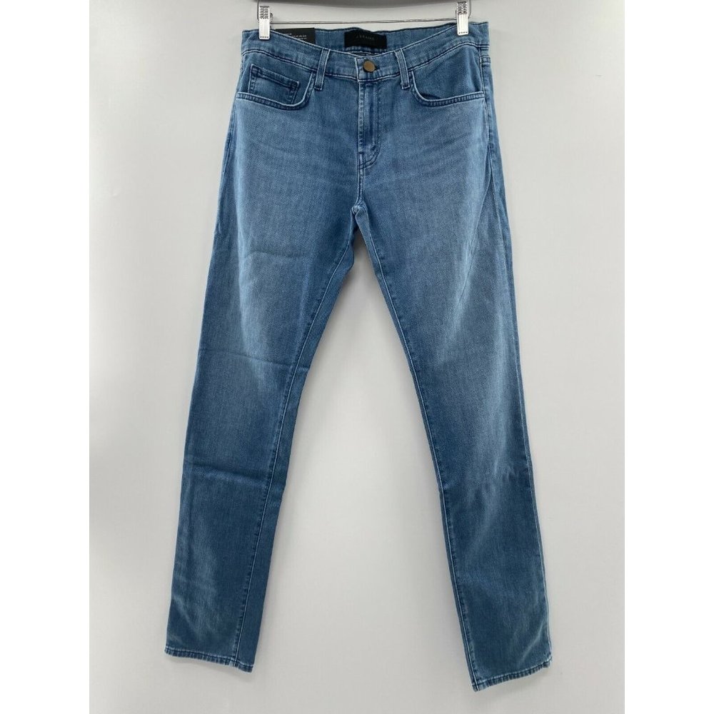 J Brand Men's Mick Skinny Fit Jeans 38x34 Moiety Light Blue Left Hand Twill Eco